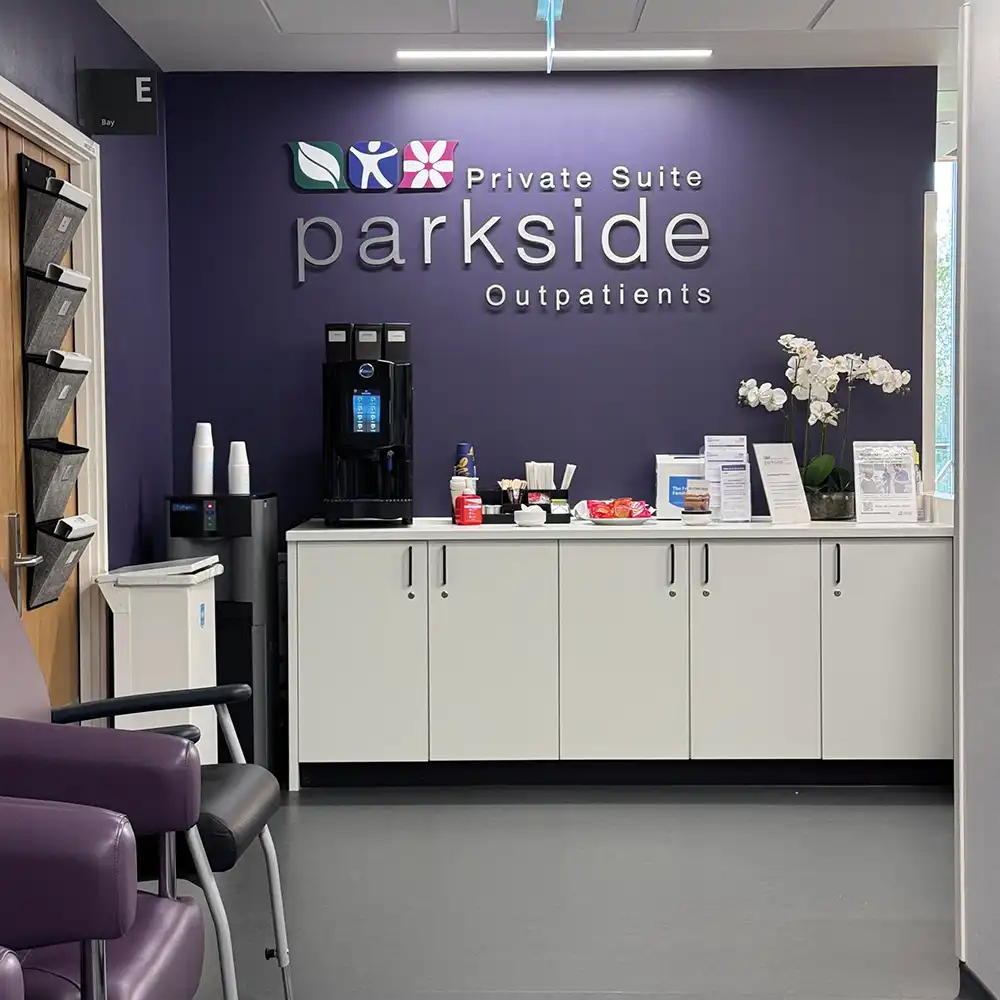 Heatherwood Parkside Physiotherapy Services | Entrance | Parkside Suite