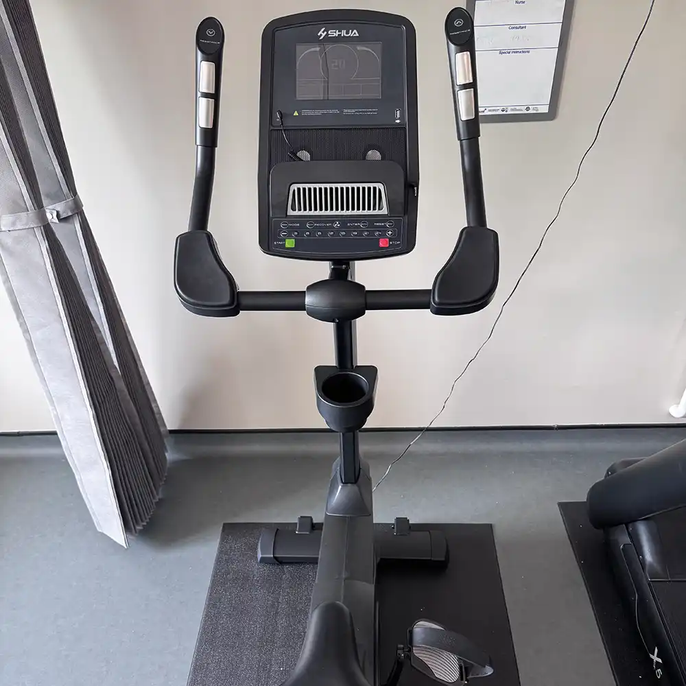 Heatherwood Parkside Physiotherapy Services | Exercise Bike | Parkside Suite