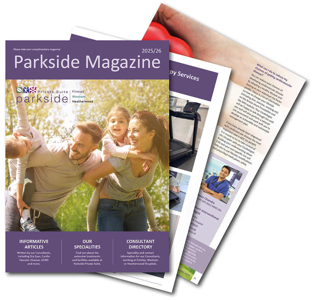 Parkside Suite Magazine 2025/26 - Cover and Inner Pages